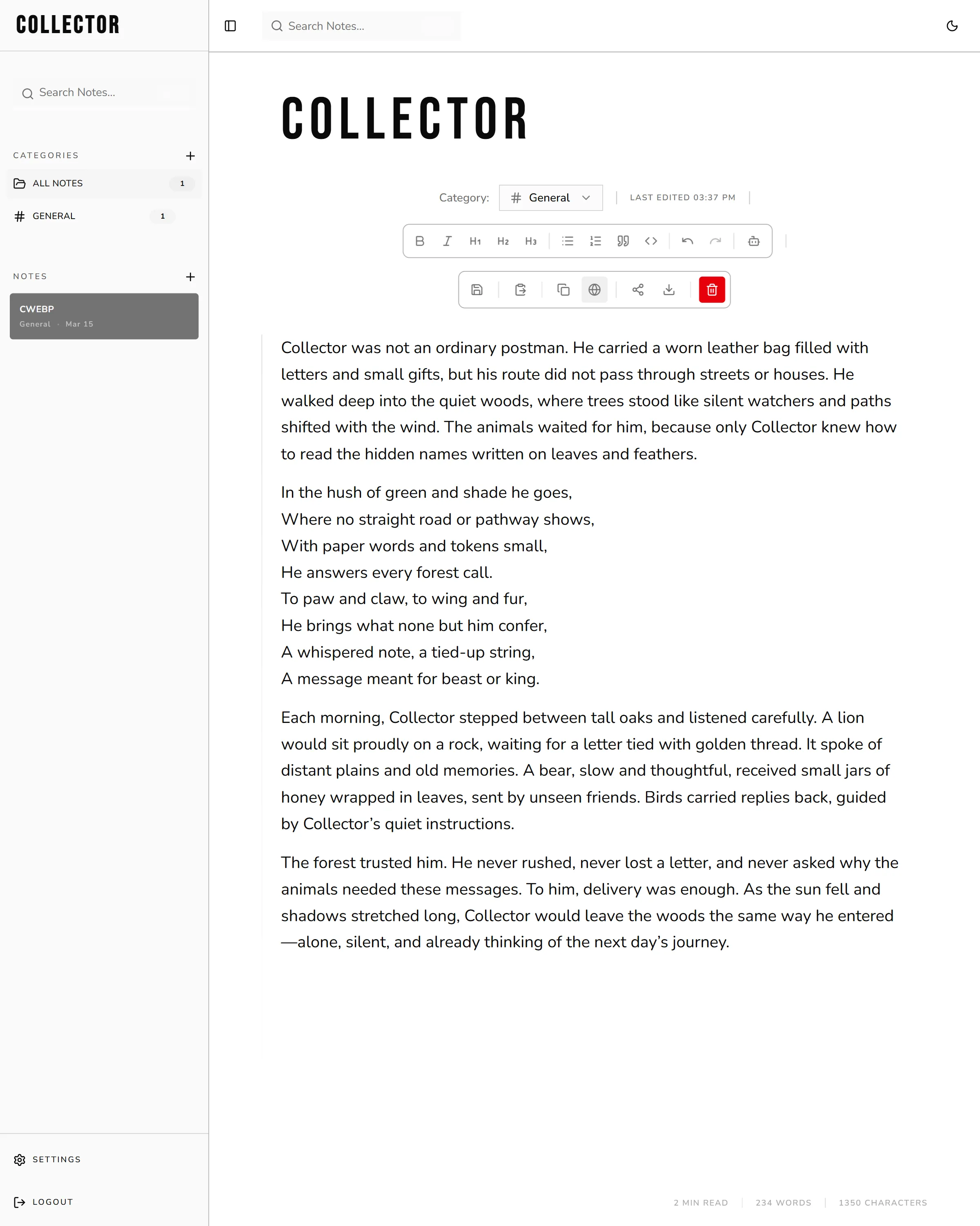 COLLECTOR