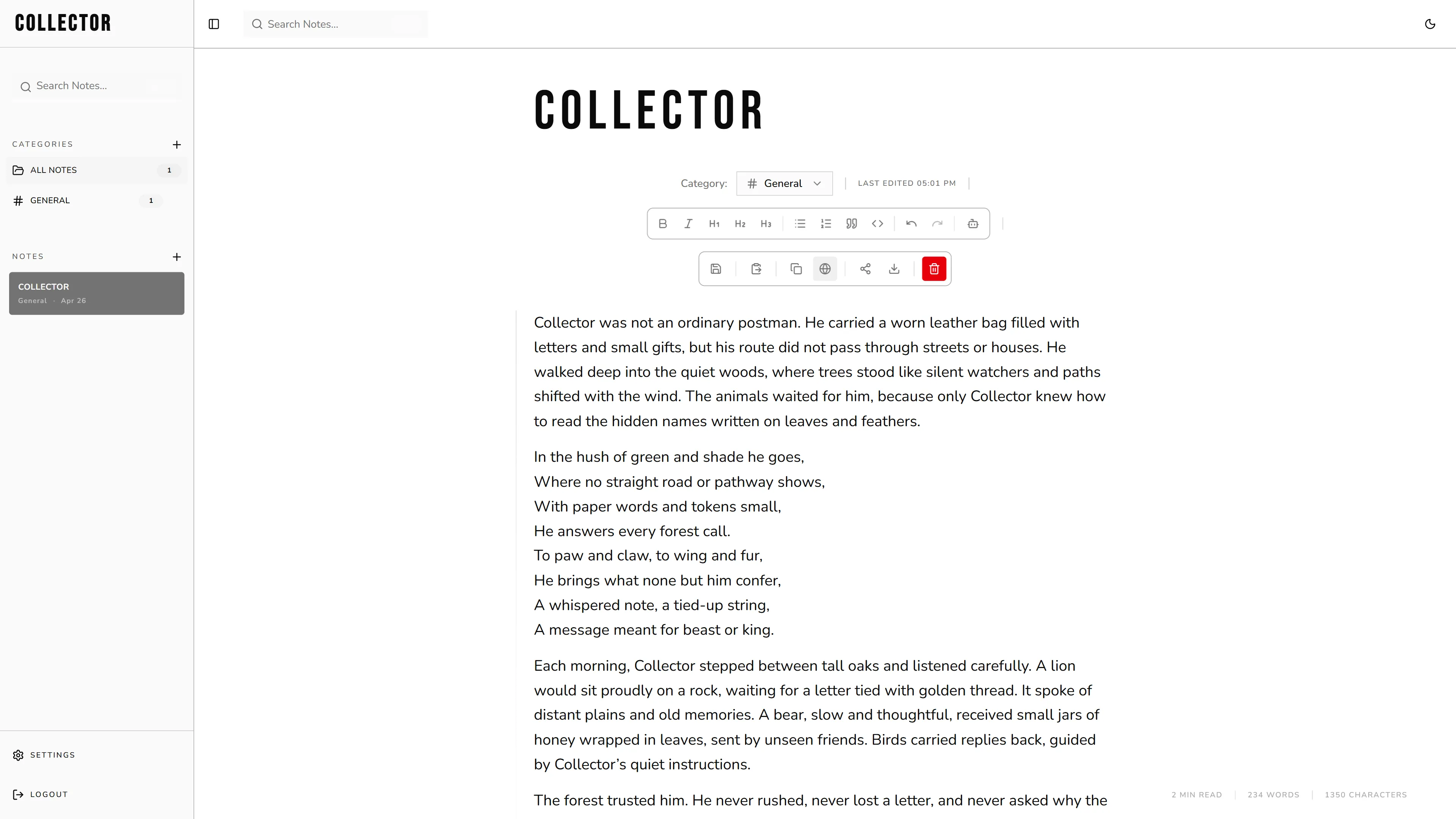 COLLECTOR
